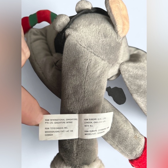 Rudolph Reindeer K&M International 19” Velcro Plush - Picture 4 of 6